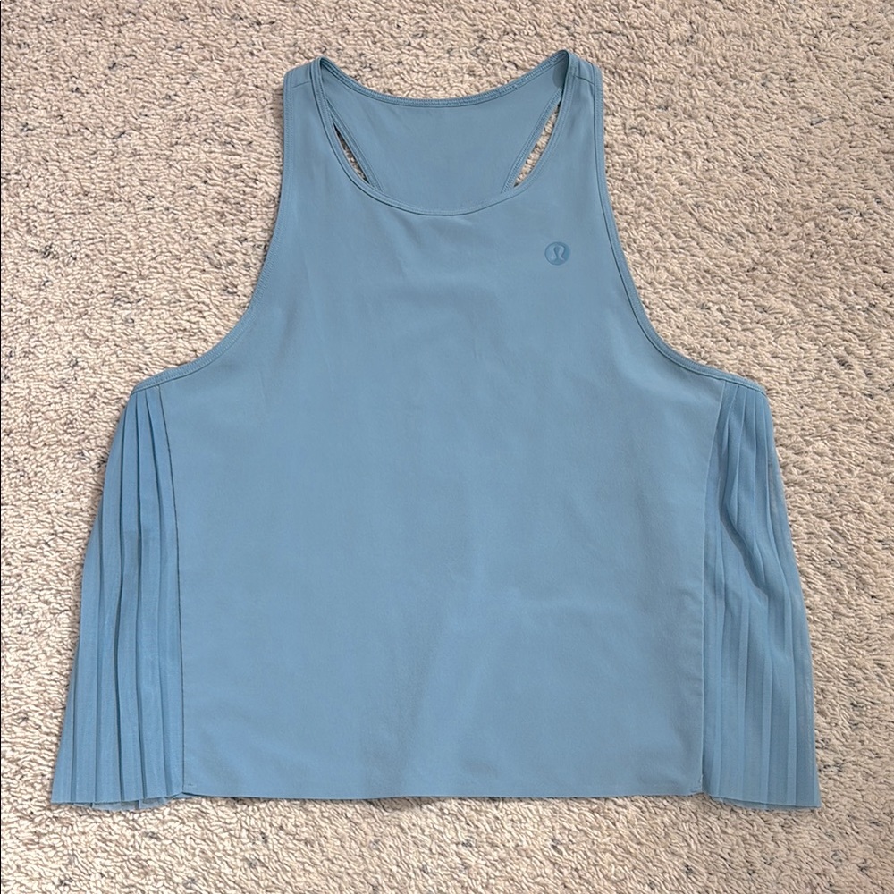 Lululemon side pleats tennis tank